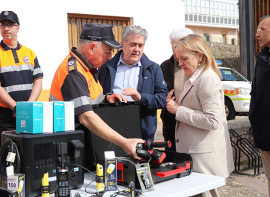 Presidencia ha destinado m�s de 9.000 euros para el material de Protecci�n Civil de Reinosa en los dos �ltimos a�os  