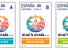Correos emite sellos conmemorativos por la hist�rica visita del papa Le�n XIV a Espa�a  
