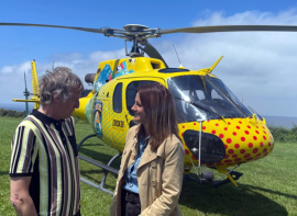 Costa Quebrada protagonizar este jueves el programa 'Volando voy, volando vengo' 