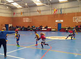 Cuatro victorias y una derrota para los equipos base del CD Campoo de Enmedio