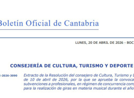 Cultura convoca 70.000 euros en ayudas a empresas privadas para la protecci�n de bienes inmuebles civiles del Patrimonio Cultural de Cantabria