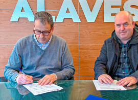 El CD Naval y el Deportivo Alavs firman un acuerdo de colaboracin 