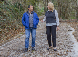 Desarrollo Rural mejora la pista del Monte Navajos y el camino rural de Helguera en Molledo con una inversi�n de 180.000 euros