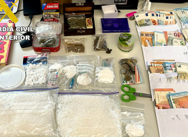 Desmantelado un punto de venta de cocana que se salda con 6 detenciones 