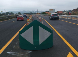 La DGT intensifica esta semana el control sobre los tramos de carreteras interurbanas en obras en Cantabria