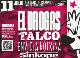El Drogas, Talco, Envidia Kotxina y S�nkope, cabezas de cartel del Galleta Rock Fest 2026 