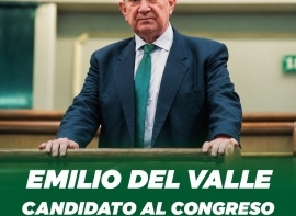 Emilio del Valle vuelve a repetir como cabeza de lista de VOX al Congreso por Cantabria