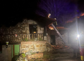 Extinguido un incendio forestal que ha afectado a una caba�a