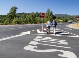 Fomento ha invertido 574.000 euros en la mejora del tramo de la CA-183 entre Villar y La Lomba