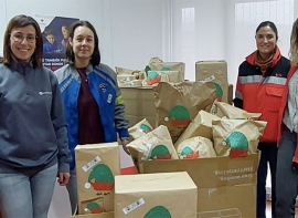 Gamesa impulsa la solidaridad para que los ni�os y ni�as de la comarca no se queden sin regalos de Navidad