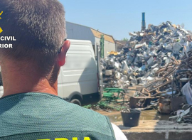 La Guardia Civil esclarece la sustracci�n de unos 1.600 kilos de lat�n y bronce en Cantabria