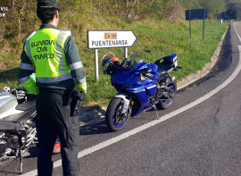 La Guardia Civil formul ms de 100 denuncias en las ltimas campaas de control de motocicletas y transporte escolar de mayo