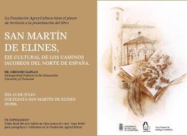 El hispanista Gregory Kaplan presenta este domingo 'San Martn de Elines, eje cultural de los caminos jacobeos del norte de Espaa'