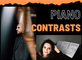 Hugo Selles y Kristina Socanski ofrecerán en el Castillo de Argüeso el concierto 'Piano Contrast'