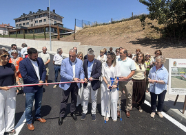 Inauguradas las obras del acceso norte a Nestares con una inversi�n de 379.000 euros