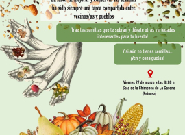 'Intercambio de semillas', este viernes en La Casona
