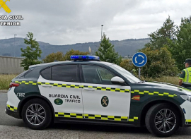 Investigado un conductor  de 20 a�os que, tras sufrir un accidente, dej� el turismo abandonado de noche en la autov�a con riesgo para la circulaci�n
