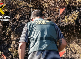 Investigado el presunto autor de dos delitos de incendios forestales en la Mancomunidad Campoo-Cabu�rniga