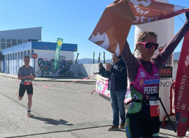 Javier Alonso Romayor e Inmaculada Pereiro Gonz�lez vencen en el Duatl�n de Reinosa