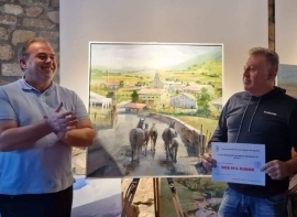El jerezano Juan Lucena gana el II Concurso de pintura rpida de San Miguel de Aguayo