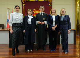 Jos� Arsuaga toma posesi�n como presidente del Tribunal Superior de Justicia de Cantabria