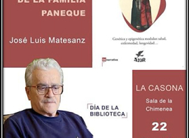 Jos� Luis Matesanz presentar� en Reinosa 'La masa madre de la familia Paneque', su nuevo libro sobre gen�tica y epigen�tica