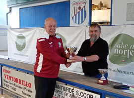 Jos� Miguel Barrio se impone en el Concurso Social de la Pe�a Bol�stica Pesquera