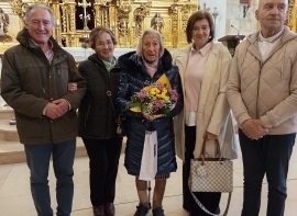 Jos�fa Macho celebra sus 102 a�os