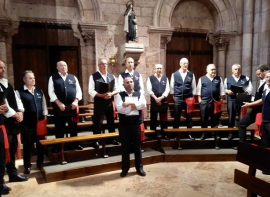 El Liguerucu contin�a la celebraci�n de su 60 aniversario con una actuaci�n en la Bas�lica de Covadonga