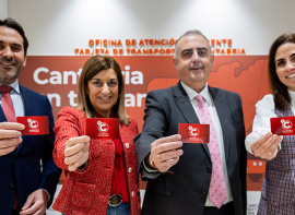 Este lunes comienza a funcionar la tarjeta nica de transporte de Cantabria en autobuses regionales y urbanos