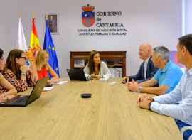 La Mancomunidad Alto Ebro analiza con la Consejera de Inclusin el estado de los servicios sociales en Campoo y sus lneas de futuro