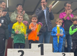 Mart�n Herrero gana la prueba sub 8 masculino del Cross de Colindres