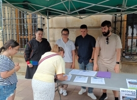 M�s de mil campurrianos apoyan con su firma la parada en Reinosa del Alvia de mediod�a
