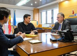 Media anuncia a Caldern el inicio de la redaccin del proyecto para construir una senda peatonal de 4,5 kilmetros entre Villanueva y Bimn 