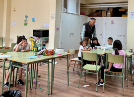 Medio centenar de familias han recurrido a la Ludoteca de Verano de Campoo de Enmedio 