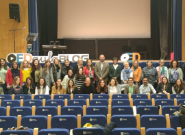 Medio centenar de profesores de toda Espaa participan en la sptima edicin de EDaulaBLOG en Aguilar de Campoo