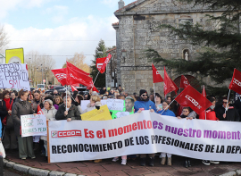 Movilizacin en defensa de la plantilla de la residencia San Francisco de Reinosa y la garanta de la prestacin del servicio