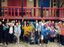 Las mujeres de la Asociacin de Villaescusa de visita por localidades burgalesas 
