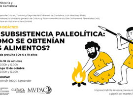 El MUPAC celebrar un taller sobre subsistencia en el Paleoltico dirigido a nios de 6 a 10 aos
