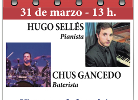 Los msicos Hugo Selles y Chus Gancedo participan este lunes en la X Primavera Cultural
