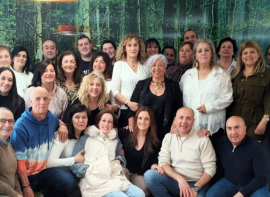 Nieves Calder�n se jubila en Cu�tara despu�s de toda una vida en la galletera reinosana