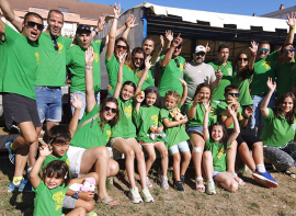 Los ni�os abren las fiestas de Matamorosa
