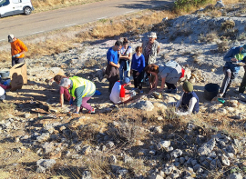 Nuevas excavaciones en el Geoparque Las Loras confirman la presencia de fsiles de dinosaurios en Pea Amaya