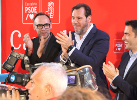 �scar Puente anuncia en Reinosa que para oto�o se recuperar� la parada perdida del Alvia