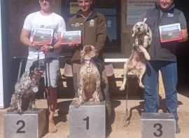 Pablo Mantilla Macho, campen de Cantabria de caza menor con perro