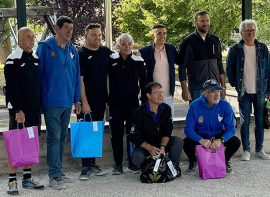 Paco y Yonathan se imponen en el Torneo de petanca de Santiago