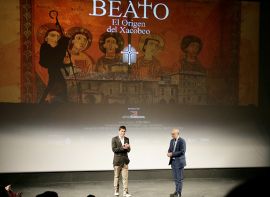 El Palacio de Festivales acoge el estreno del documental 'Beato, el Origen del Xacobeo'