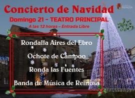 El pr�ximo domingo, Concierto de Navidad en el Teatro Principal de Reinosa