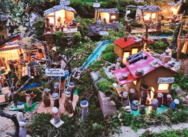 El 'pueblo campurriano' vuelve a la calle Tres Mares por Navidad