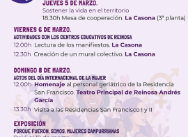 Reinosa homenajear� este 8M a las trabajadoras de la Residencia San Francisco 